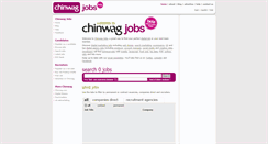 Desktop Screenshot of jobs.chinwag.com