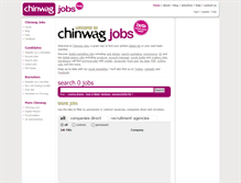 Tablet Screenshot of jobs.chinwag.com